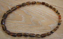 Nachlass: Ostsee Bernstein Schmuck Kette Collier 35 Gramm