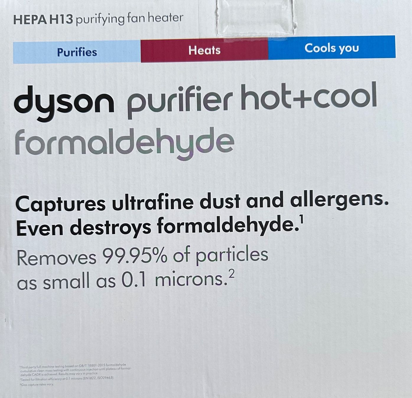 Dyson Ventilatori: Dyson Hot+Cool Formaldehyde HEPA H13 – Nuovo e nell'imballaggio originale da Meilen venduto da njo064 5