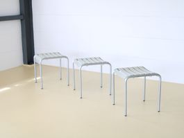Atelier ALINEA Gartenhocker | Kieselgrau | Neuwertig
