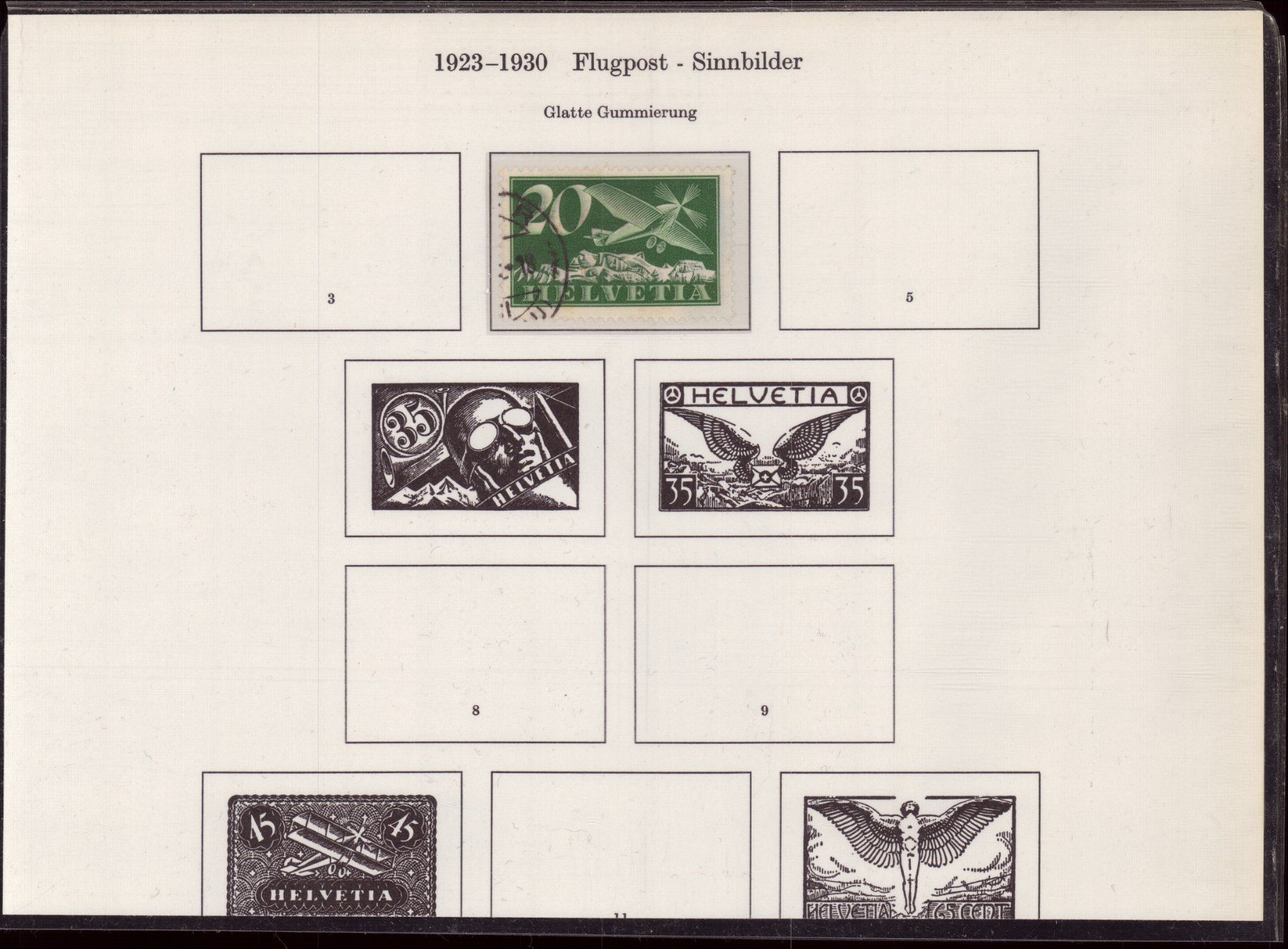 Tutti i francobolli: Flugpost Briefmarken Los – Usato da Eggersriet venduto da stamp303