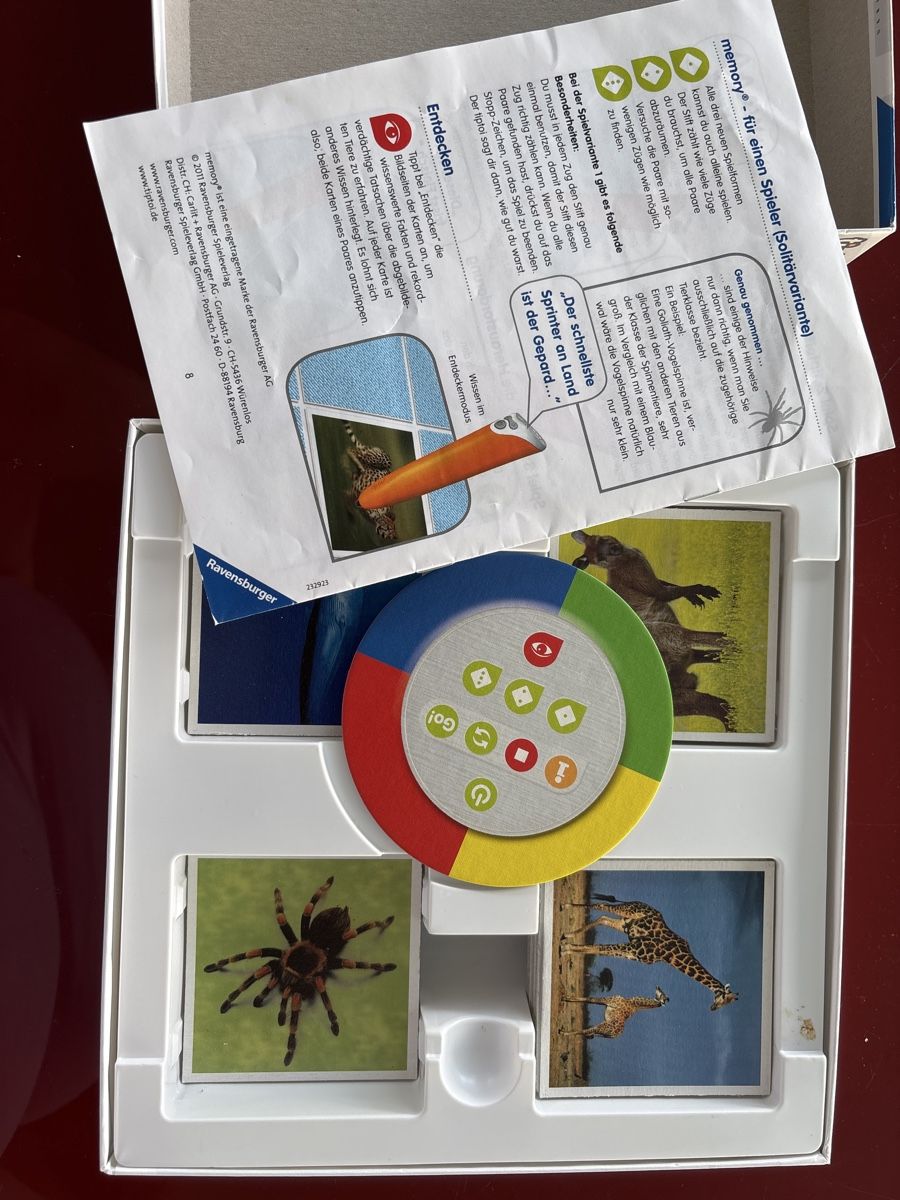 Ravensburger Giochi: Ravensburger tiptoi Memory Rekorde im Tierreich – Usato da Vordemwald venduto da Youko 2