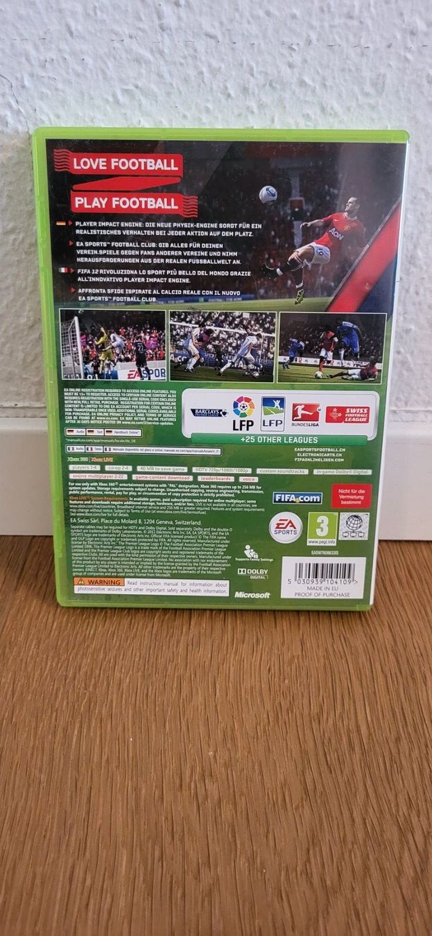 Microsoft Spiele: Xbox 360 - Fifa 12 – Gebraucht aus Münsingen von DigitaleSpielecke 1