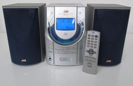 JVC UX-V3 Micro Component System, CD, Radio, Tape, 2x20W