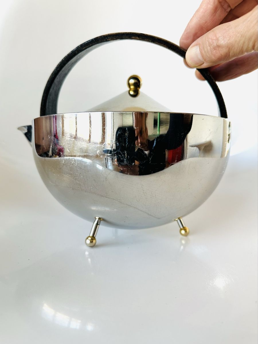 Bodum Teekannen: Vintage Teaball Teekanne Postmodern Memphis 80er – Gebraucht aus Frauenfeld von Jalwin
