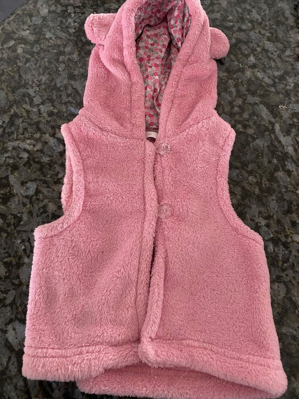 Sonstige Mädchenkleider: Smile Gilet rosa  Grösse 68 – Gebraucht aus Allenwinden von Obalu