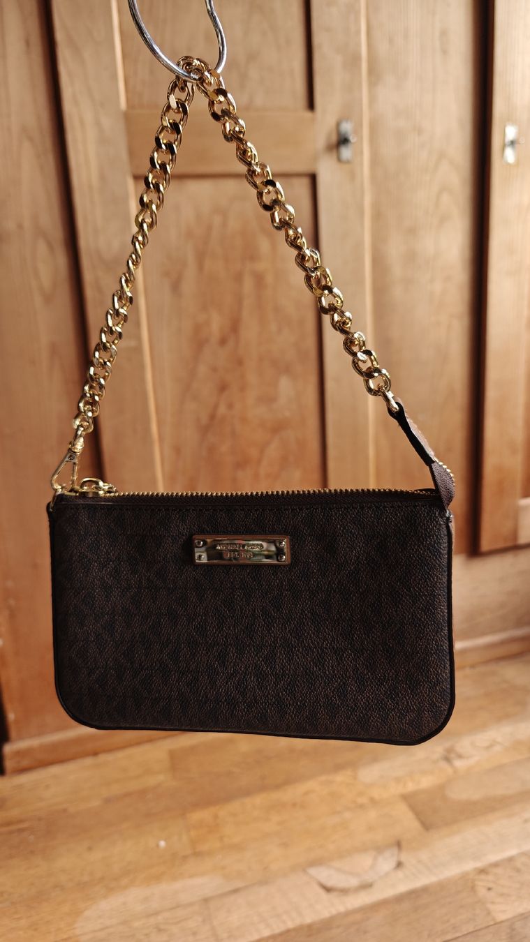 Michael Kors Borse da donna: Michael Kors Clutch/Handtasche Braun – Usato da Rüedisbach venduto da Wuethis-Fb1212