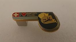 I ❤ KANTONS-POLIZEI PIN- NEU  Appenzell Innerrhoden