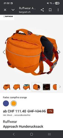Ruffwear dogpack , Hundrucksack gr m