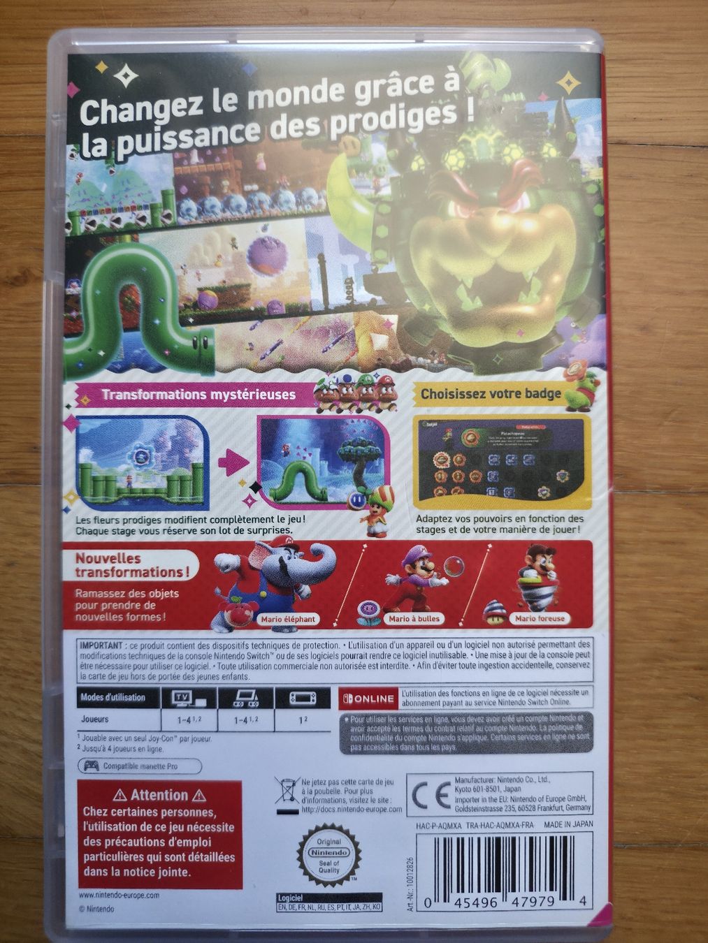 Nintendo Jeux: Super Mario Bros Wonder - Nintendo Switch  – D'occasion à Zürich par jabo22 1