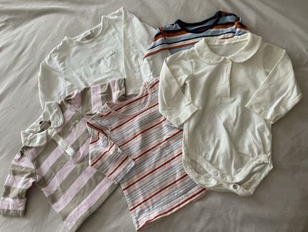Girls Long Sleeve Tops Bundle 5 Pieces Various Brands Size 2