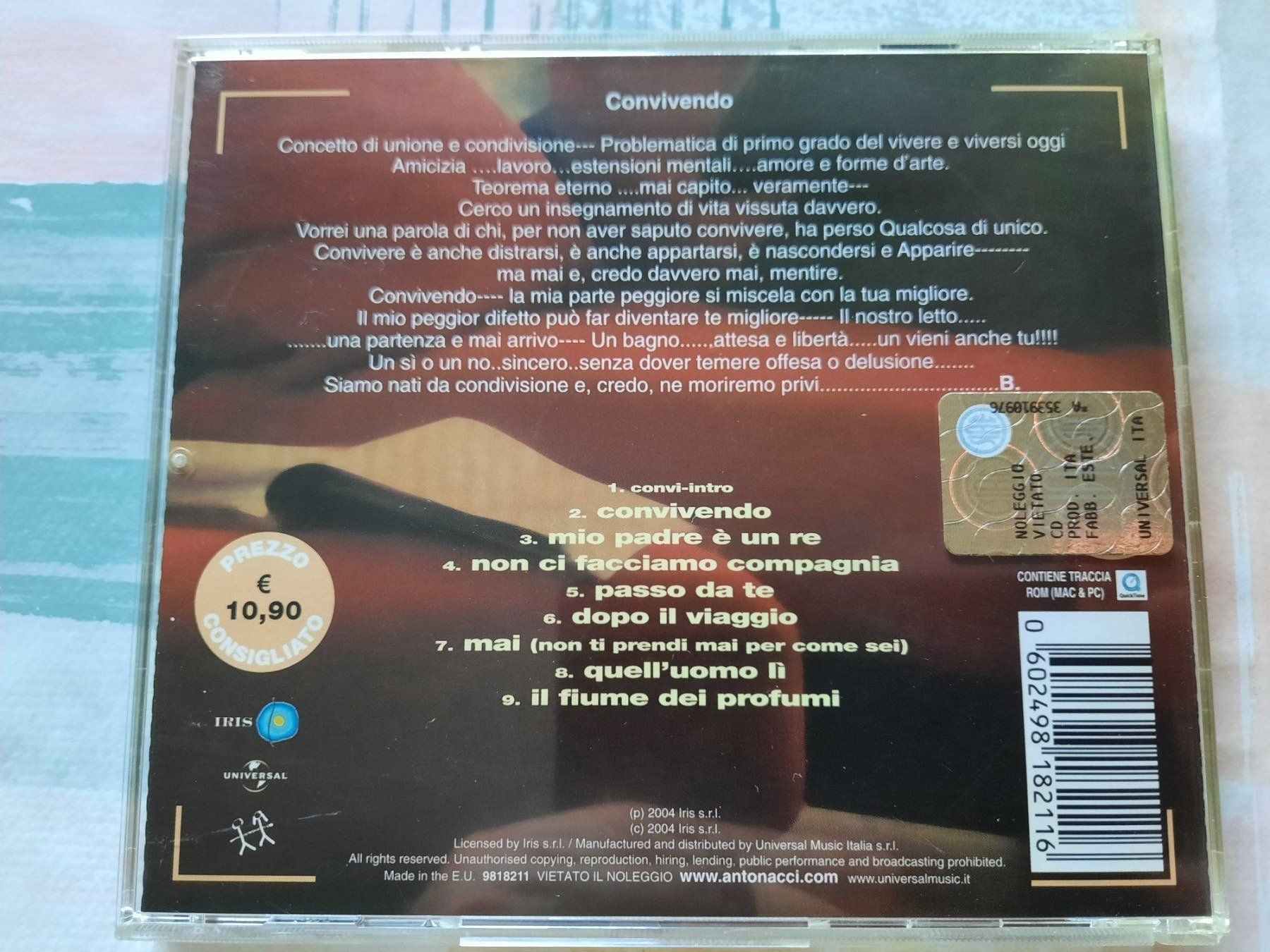 CD: CD Biagio Antonacci - Convivendo part. 1 – Usato da Pully venduto da bro_n52j 1