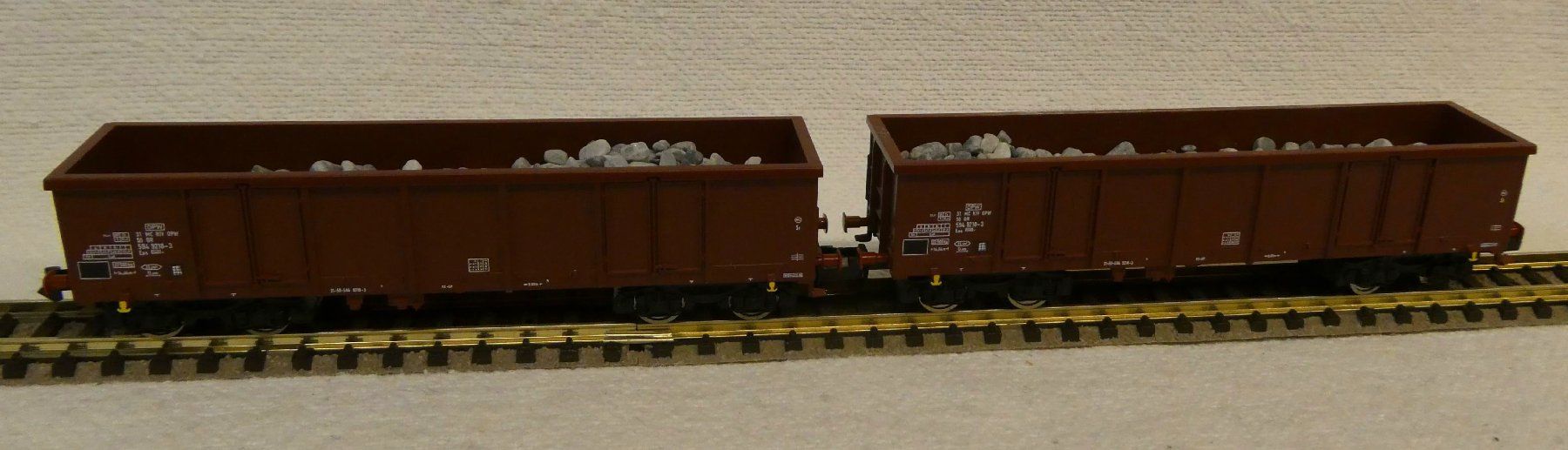 Fleischmann Modellini di ferrovie: 2 Stk Hochbordwagen – Nuovo e nell'imballaggio originale da Rupperswil venduto da Ropi03