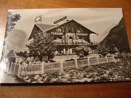 Reataurant Sonne, Visp, um 1950, ungelaufen