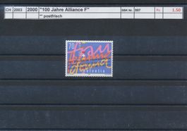 2000 "100 Jahre Alliance F", ** postfrisch