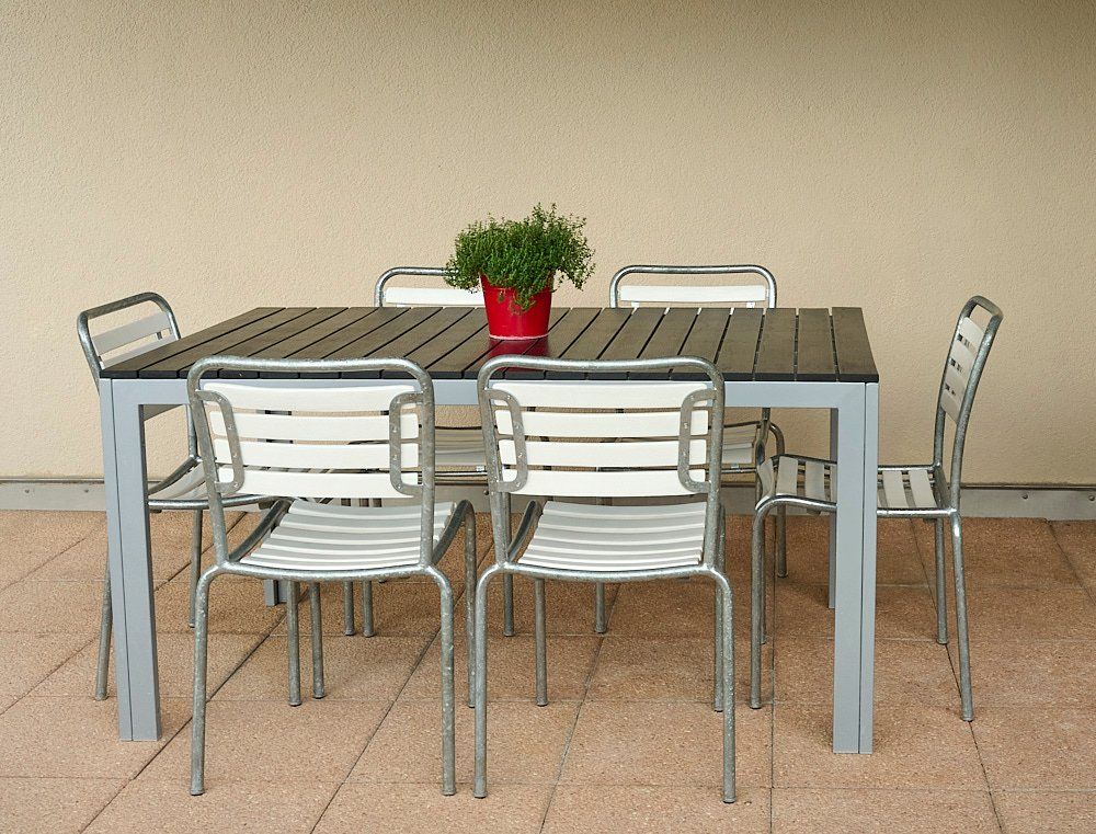 Bigla Sedie: 6er Set komplett restaurierte Bigla Gartenstühle – Usato da Zetzwil venduto da indira60
