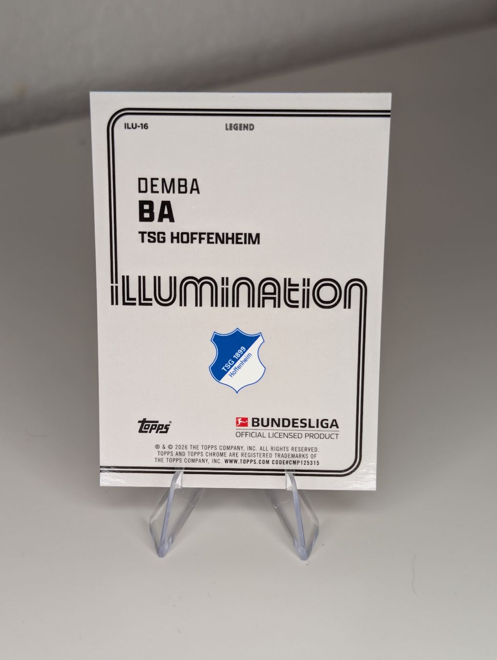 Topps Carte collezionabili: Demba Ba TSG Hoffenheim Topps Chrome BL  – Nuovo (secondo la descrizione) da Hunzenschwil venduto da BRPCards 1