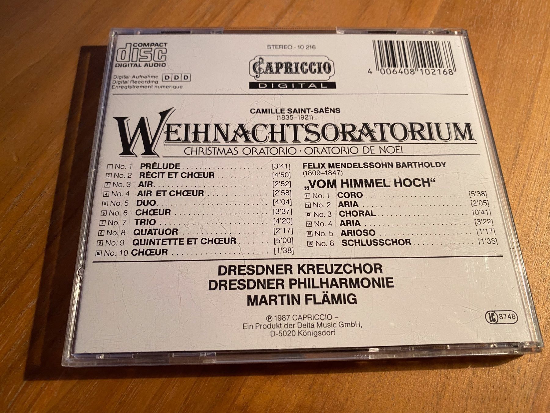 CDs: SAINT-SAËNS: WEIHNACHTSORATORIUM (CD) – Gebraucht aus Herrliberg von Divinyl 2
