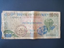 Bank of Ghana 1000 Cedis 22 July 1993 gebraucht