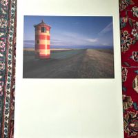 Hochwertige Offset-Lithografie "Pilsumer (Otto)-Leuchtturm"