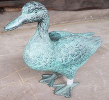 Ente aus Bronze