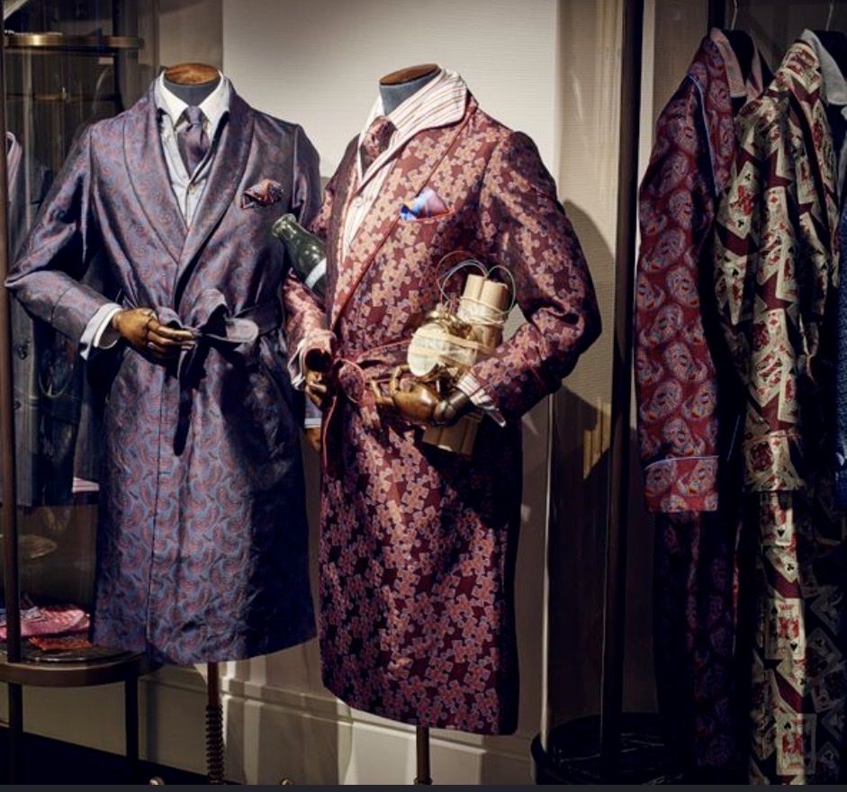 Accappatoi: Turnball & Asser silk robe – Nuovo (secondo la descrizione) da Lausanne venduto da NYC67 8