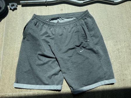 Graue Nike Sportshorts, Gr. XXL, 100% Baumwolle, gebraucht