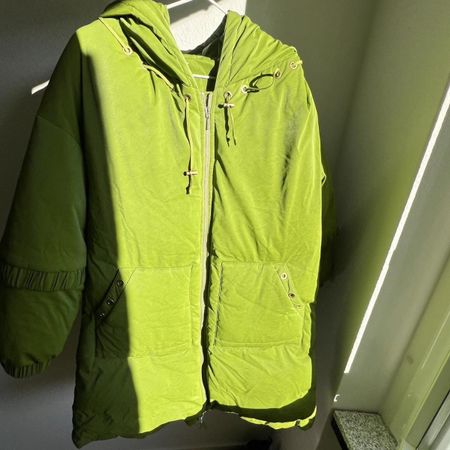 Grüne Winterjacke