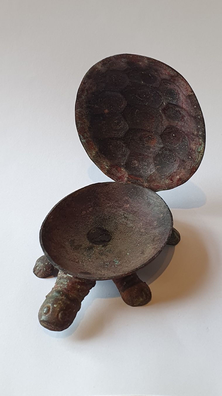 Statuette: Schildkröte aus Metall – Usato da Dürnten venduto da stefanverkauft 4