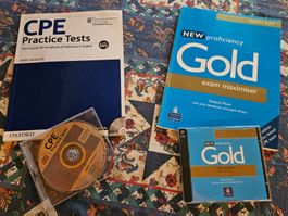 2 English Proficiency CPE Practice books with CDs