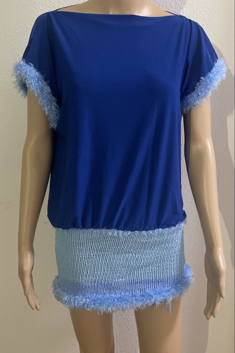 Vestiti: Mini Dress/ Long Shirt Blau Grösse M – Nuovo e nell'imballaggio originale da Au ZH venduto da Jaggy4