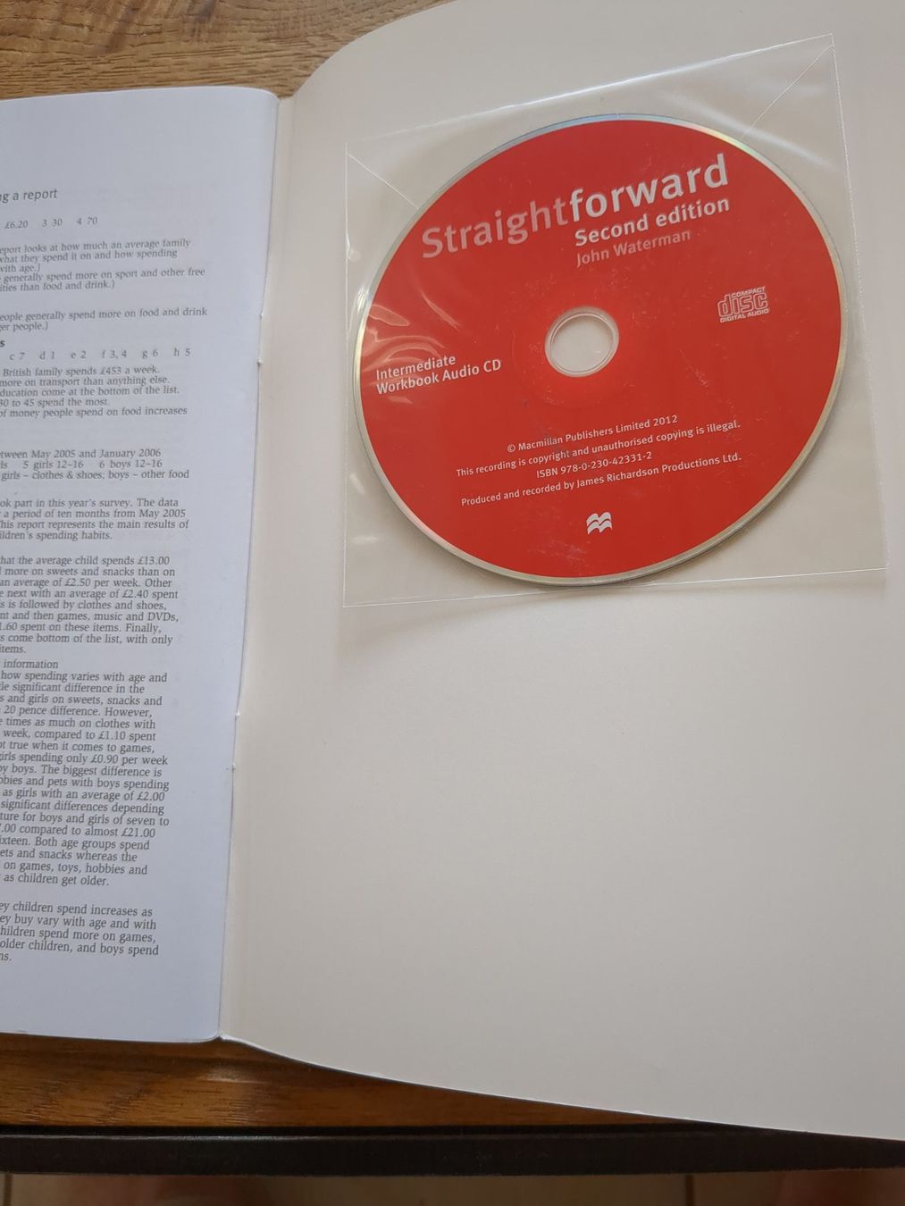 Libri: Englisch Workbook "Straightforward" inkl. CD Neu – Nuovo (secondo la descrizione) da Sierre venduto da chia17 2