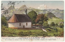 AK Broc, la chapelle de Notre Dame des Rocs 1915