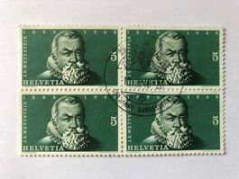 1948 J.R. Wettstein, 4er Block Bern