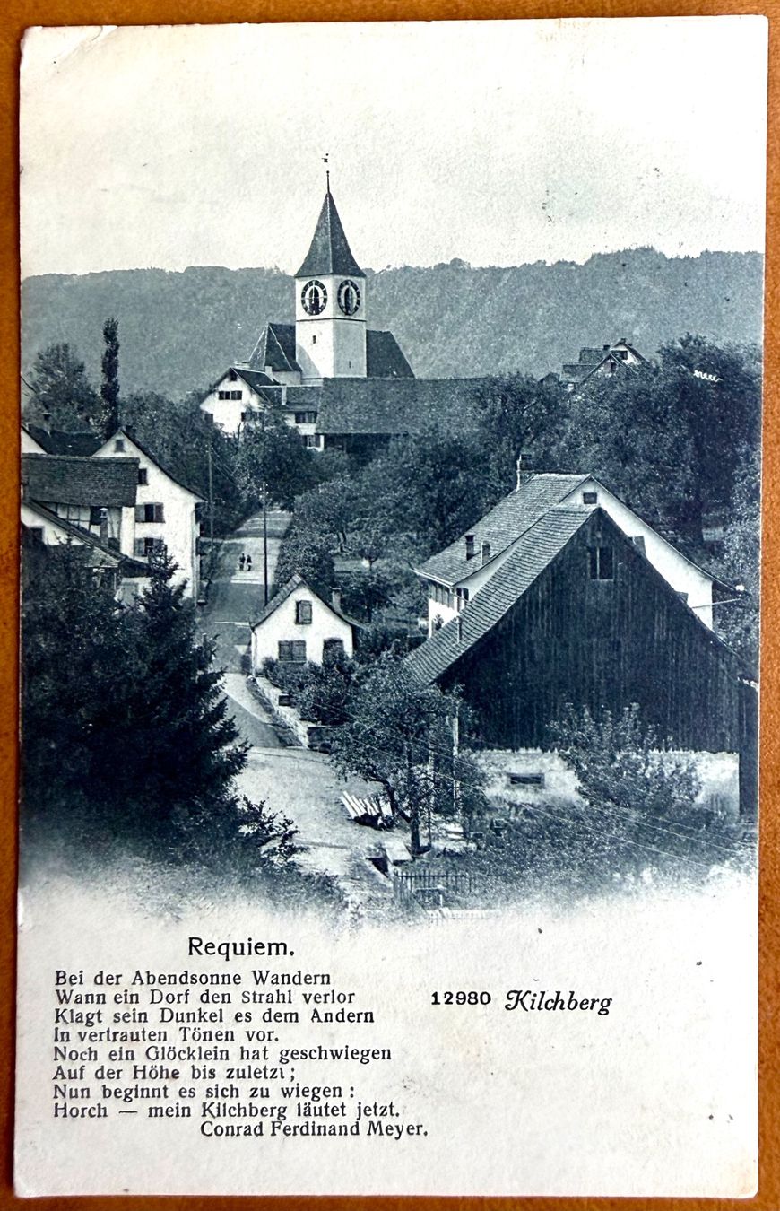 Cartoline postali: Kilchberg - Requiem 1923 – Usato da Lutry venduto da Ediego