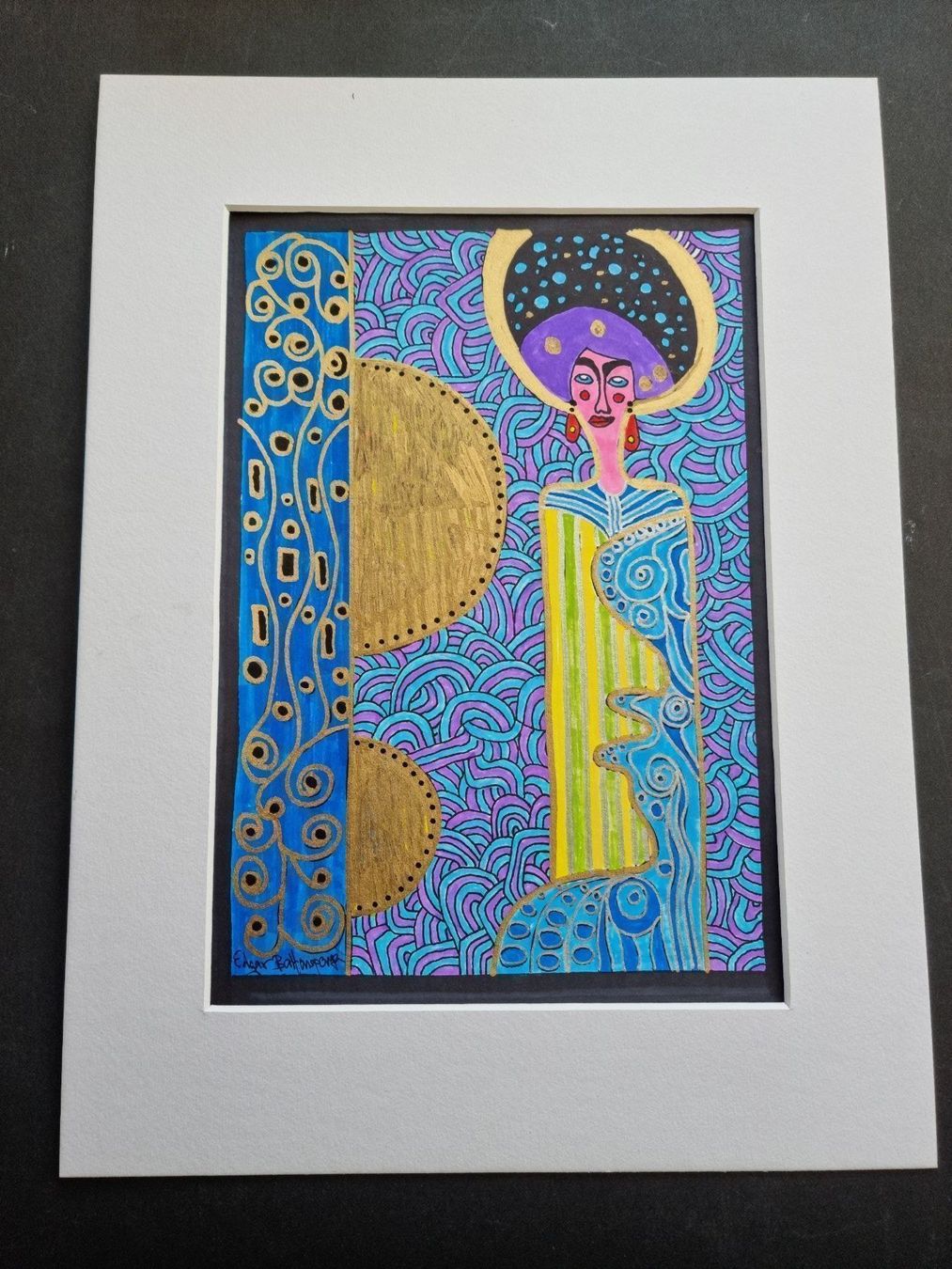 Gemälde: EDGAR BALTENSPERGER   ORIGINAL ACRYL  SIGNIERT – Gebraucht aus Gersau von kunst-online 4
