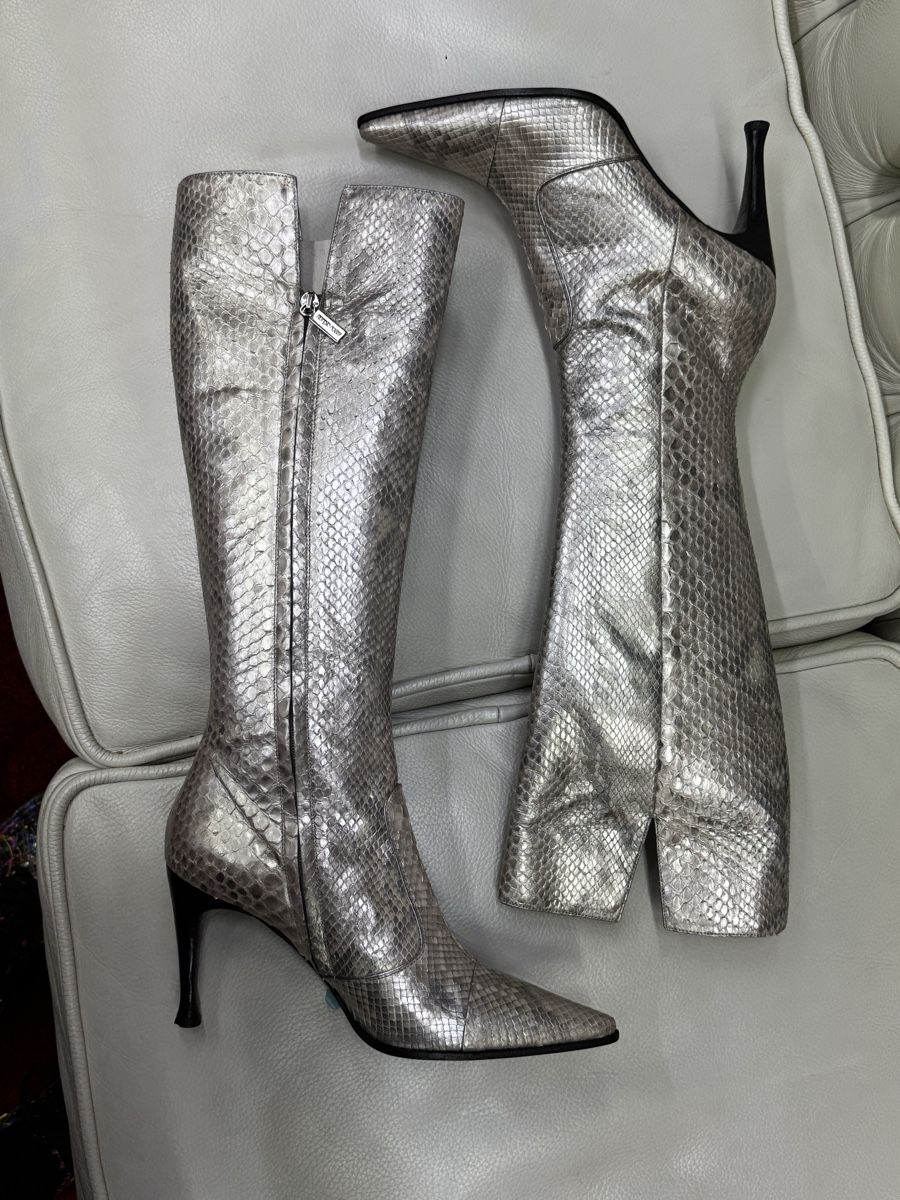 Sergio Rossi Scarpe da donna: Sergio Rossi piton Stiefel NP 1450.- – Nuovo (secondo la descrizione) da Lachen SZ venduto da HelvetiaLuxury 1