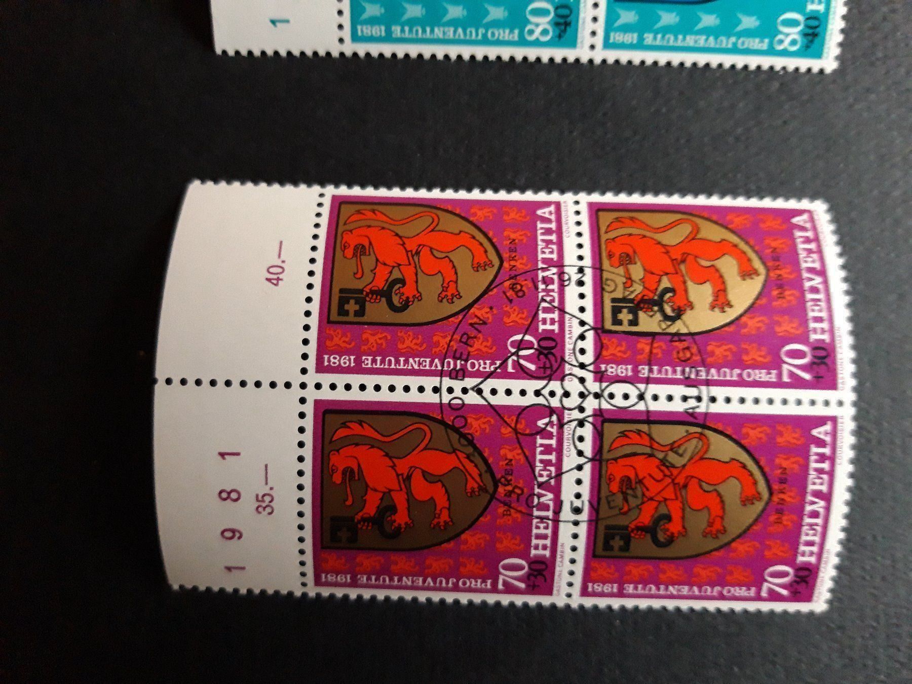 Alle Briefmarken: Pro Juventute 1981 – Gebraucht aus Wattenwil von paku48 1