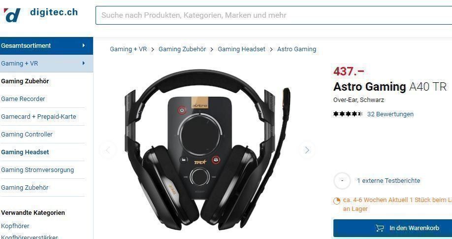 Headset Astro Kaufen PS5 A40 auf Gaming TR Mixamp | Ricardo
