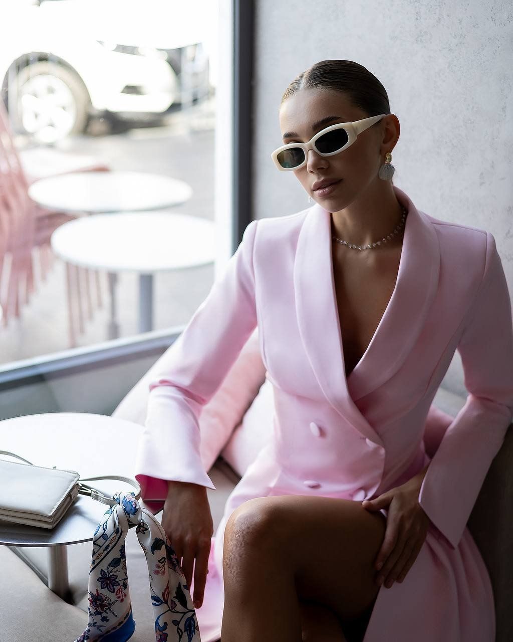 Vestiti: Rosa Long Blazer Jacket Dress Size: L New – Nuovo e nell'imballaggio originale da Zürich venduto da Ms.Me-Fashion 1