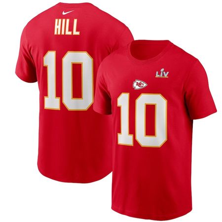 NFL T-Shirt Kansas City Chiefs Hill 10 rot Gr. XL neu