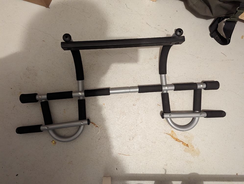 LifeHaze Trainingsstange Verstellbar - Für Brust & Arme, Portables Fitnessgerät Für Zuhause