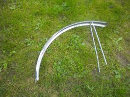 Alte schweizer Oldtimer Radschutzblech vorne