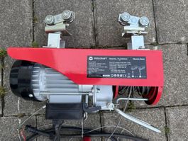 Elektrische Seilwinde Toolcraft 230 V mit Laufkatze