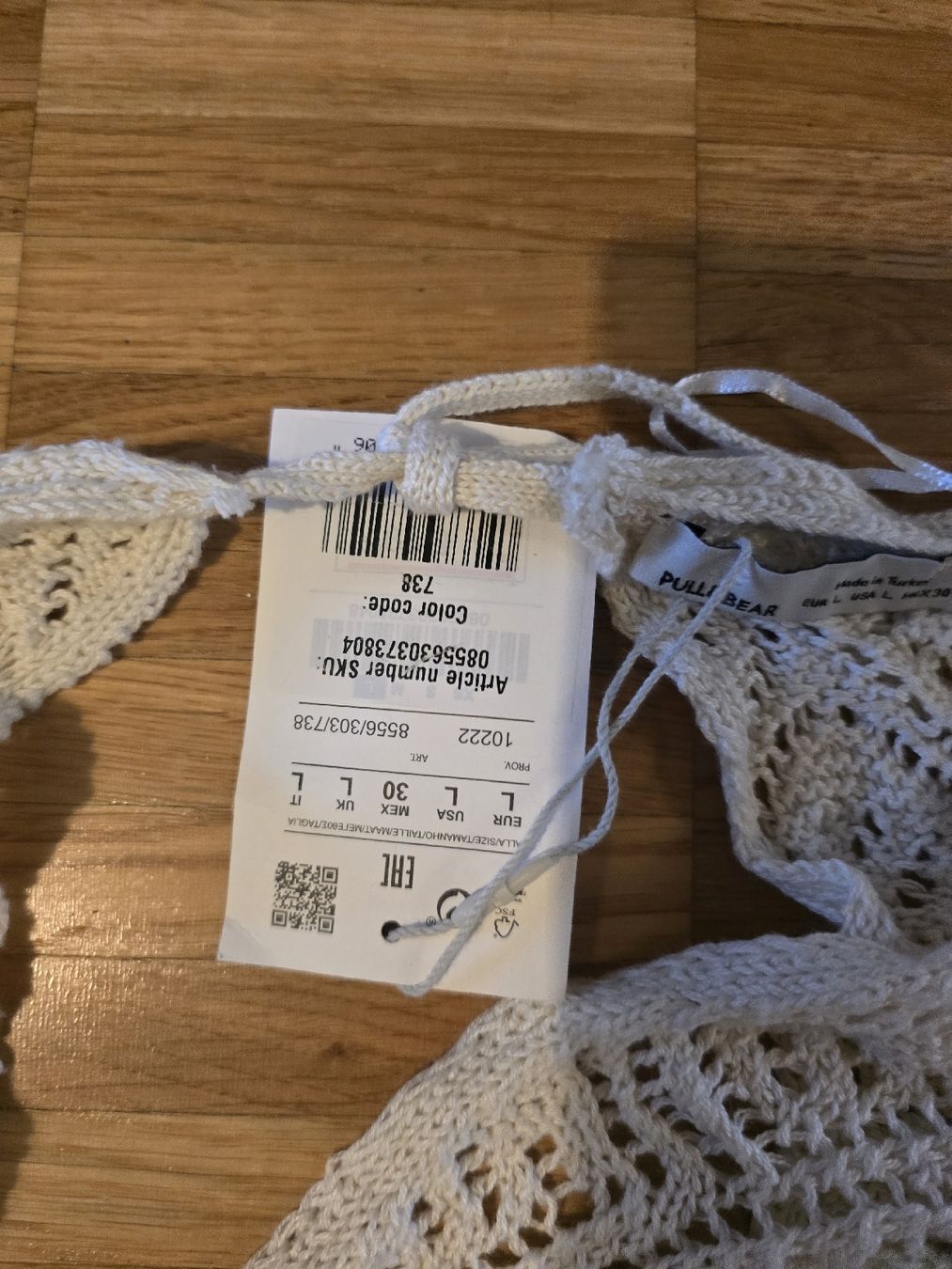 Pull&Bear Kleiderpakete: Pull&Bear Set Häkeloptik beige Grösse L neu mit Etikett – Neu (gemäss Beschreibung) aus Bülach von Cat_2.5 1