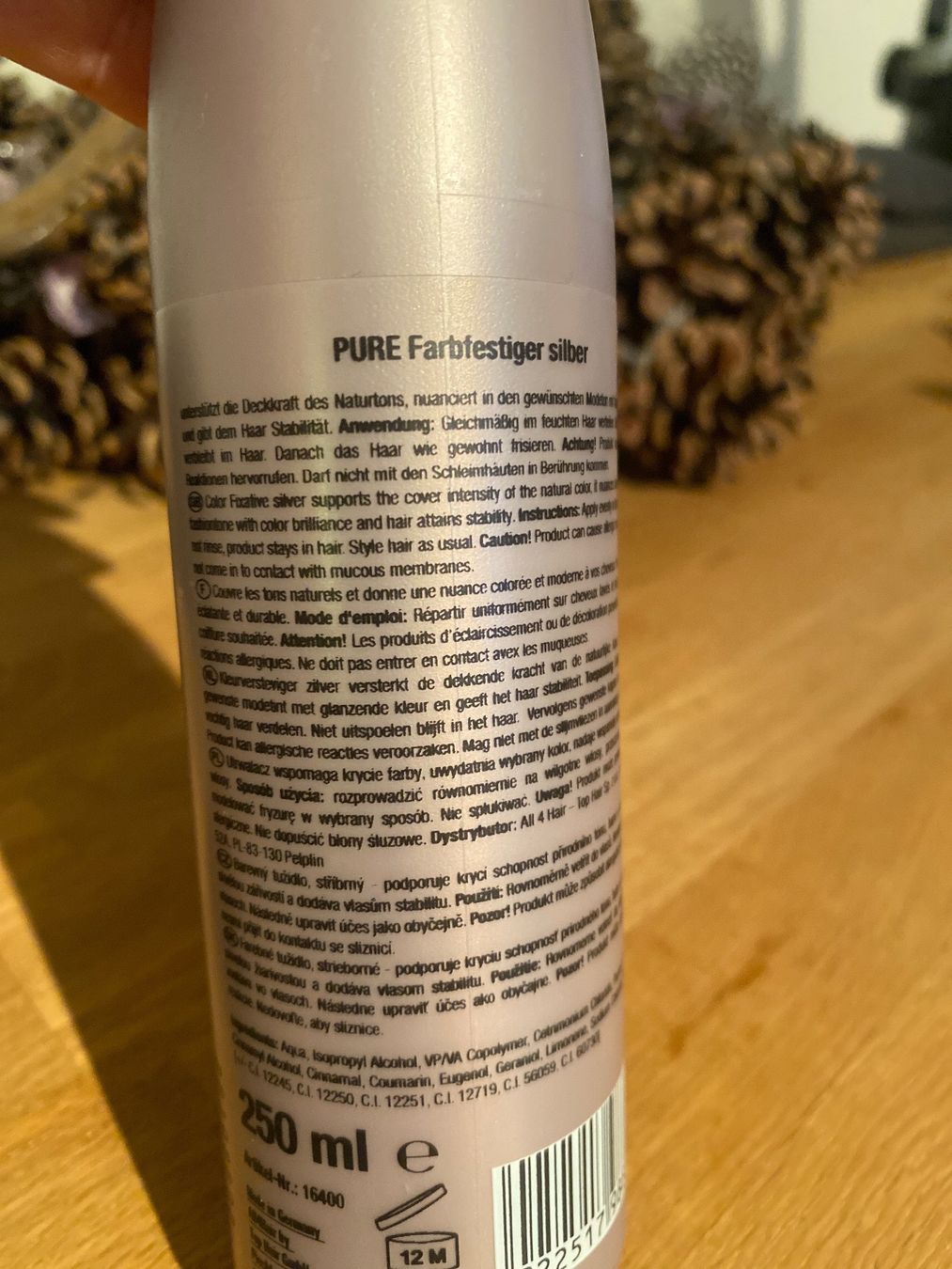 Tinte: farbfestiger silber von pure – Usato da Meilen venduto da zap_8gx2 1
