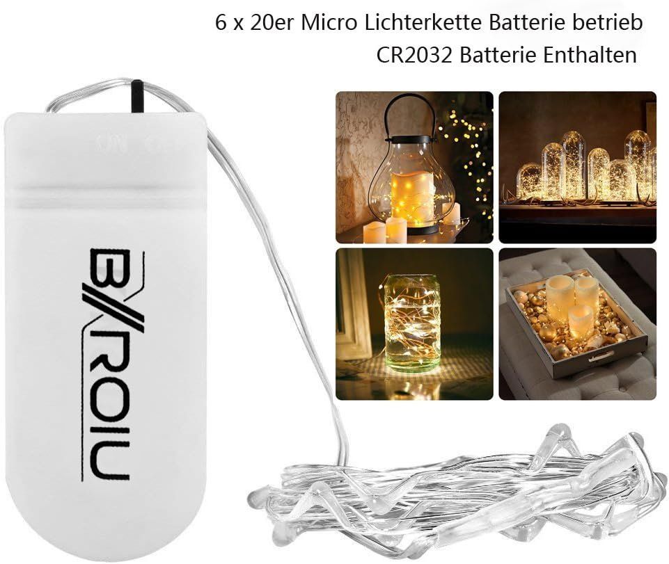 Lichterketten & Leisten: 6 x 20er Micro LED Lichterkette – Neu und originalverpackt aus Nuglar von SaleRitter 2