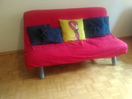 Helloranges Bettsofa von Micasa in gutem Zustand