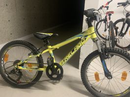 Gelbes Kinder Velo, 20 Zoll, Relago, ideal für Frühling