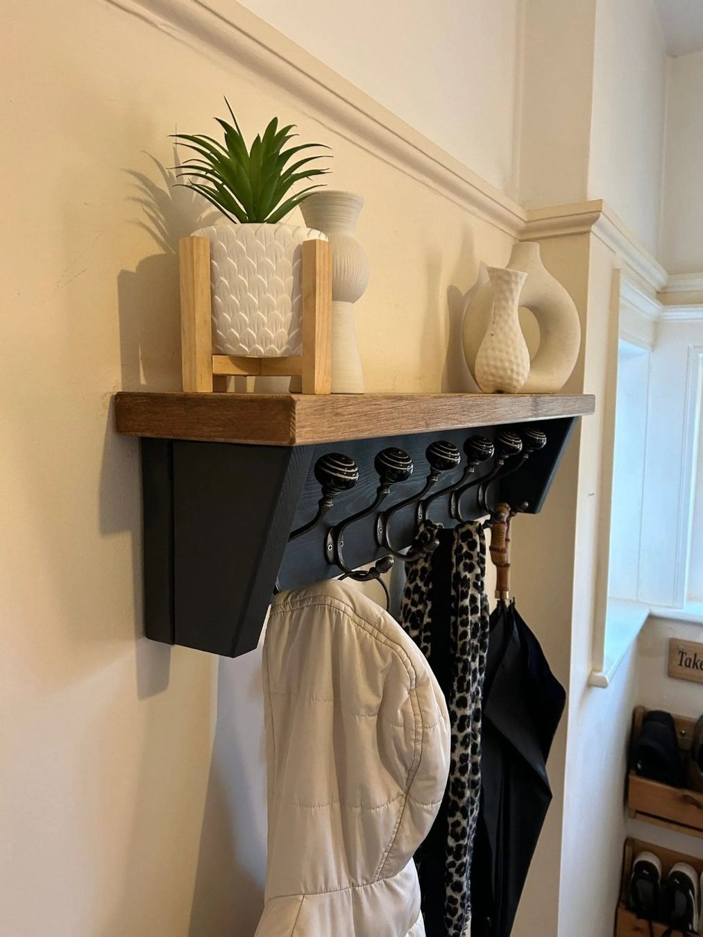Guardaroba: Garderobe aus Holz mit Schuhregal – Nuovo e nell'imballaggio originale da Zürich venduto da Miki_Schreiner 2