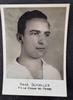 FUSSBALL F.C. LA CHAUX-DE-FONDS RENÈ SCHALLER 1933